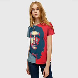 Футболка женская Che Guevara, цвет: 3D-принт — фото 2