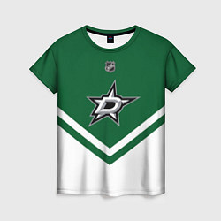 Футболка женская NHL: Dallas Stars, цвет: 3D-принт