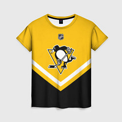 Футболка женская NHL: Pittsburgh Penguins, цвет: 3D-принт