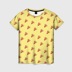 Женская футболка Рай пиццы