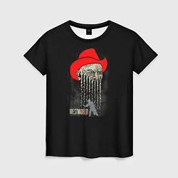 Женская футболка Westworld Skull