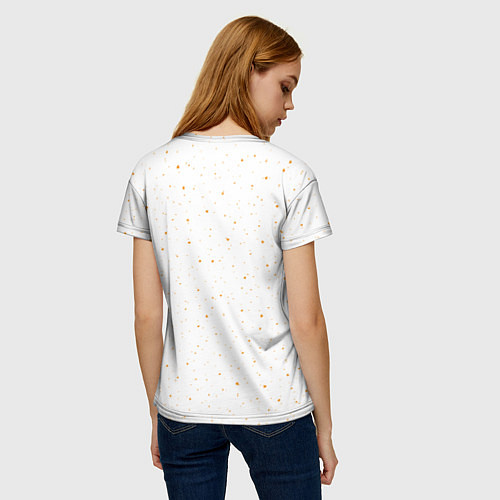 Женская футболка Влюбленная лиса / 3D-принт – фото 4