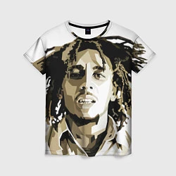 Женская футболка Bob Marley: Mono