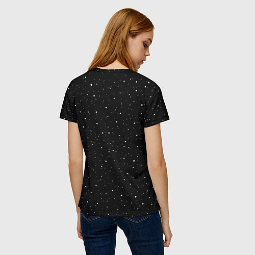 Женская футболка Астронавт с шариком / 3D-принт – фото 4