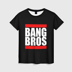 Женская футболка Run Bang Bros