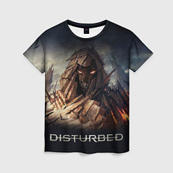Женская футболка Disturbed: Skull Mountain
