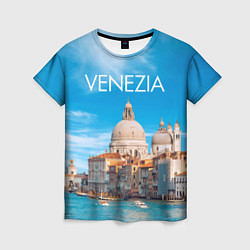 Женская футболка Венеция - архитектура