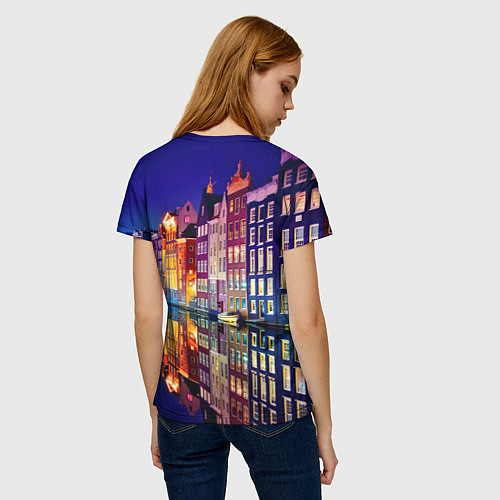 Женская футболка Амстердама - Нидерланды / 3D-принт – фото 4