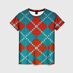 Женская футболка Knitting pattern