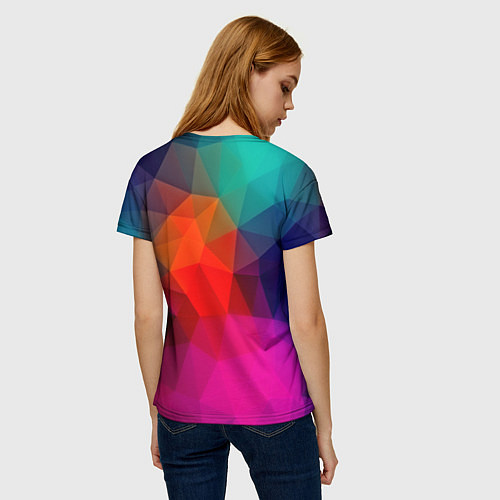 Женская футболка Abstraction / 3D-принт – фото 4