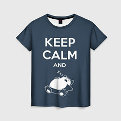 Женская футболка Keep Calm & Zzz