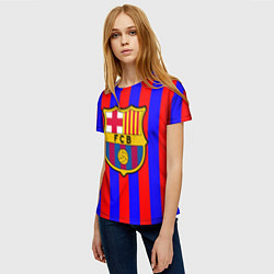 Футболка женская Barca FCB Club, цвет: 3D-принт — фото 2