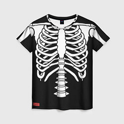 Женская футболка Skeleton clique