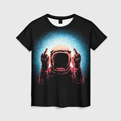 Женская футболка Spaceman
