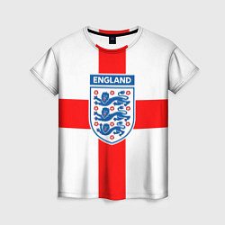 Женская футболка Сборная Англии