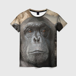 Женская футболка Глаза гориллы