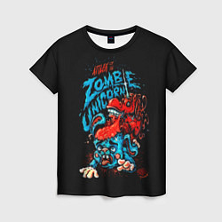 Женская футболка Zombie Unicorn