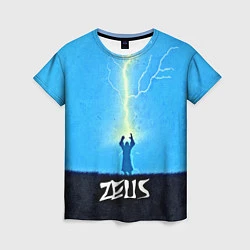 Женская футболка Zeus Rage