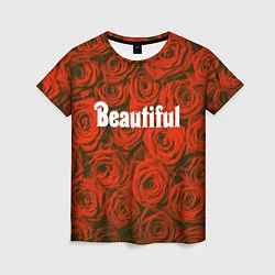 Женская футболка Beautiful Roses