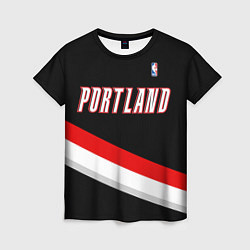 Женская футболка Portland Trail Blazers