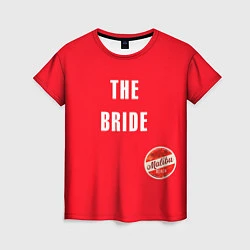 Женская футболка Невеста в красном