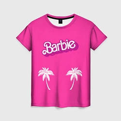 Женская футболка Barbie пальмы