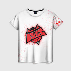 Женская футболка HellRaisers: White collection