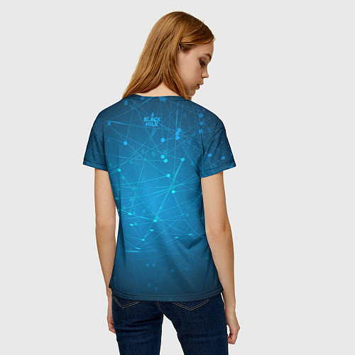 Женская футболка Bitcoin Blue / 3D-принт – фото 4