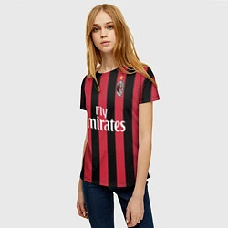Футболка женская Milan FC: Form 2018, цвет: 3D-принт — фото 2
