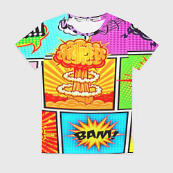 Футболка женская Pop Art, цвет: 3D-принт