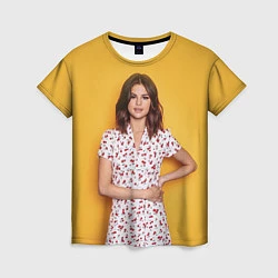 Женская футболка Selena Gomez: Yellow Style