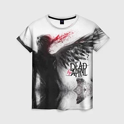 Женская футболка Dead by April: Black angel