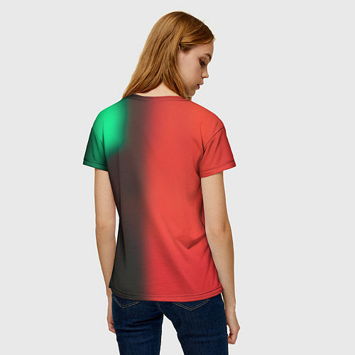 Женская футболка Dolphin Pain / 3D-принт – фото 4