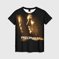 Женская футболка Prison break guys