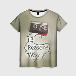 Женская футболка Joy Asher: 13 reason why
