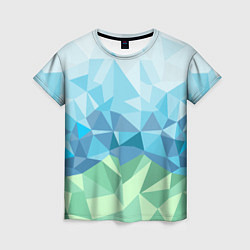 Женская футболка URAL polygonal