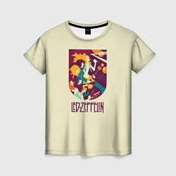 Женская футболка Led Zeppelin Art