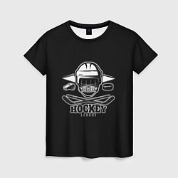 Женская футболка Hockey League