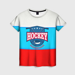 Женская футболка Hockey Russia