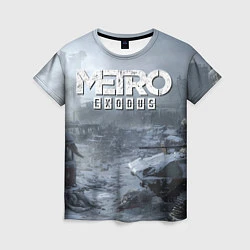 Женская футболка Metro Exodus: Cold Winter