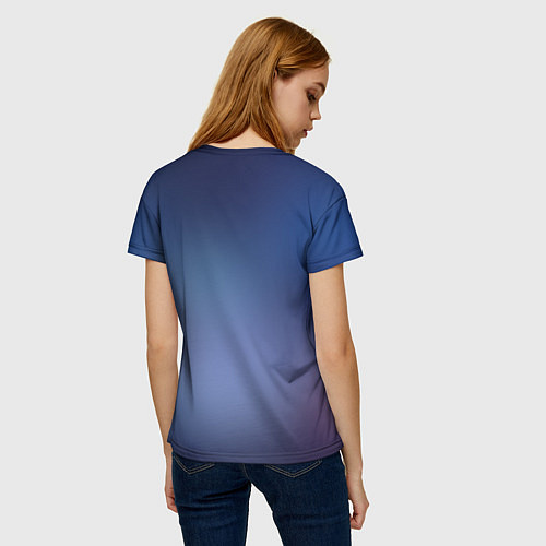 Женская футболка Help / 3D-принт – фото 4