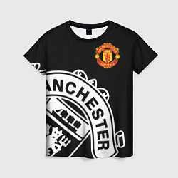 Женская футболка Man United: Black Collection