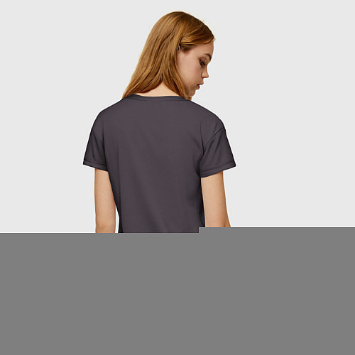 Женская футболка Парень с лампочками / 3D-принт – фото 4