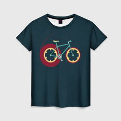Женская футболка Casette Bike