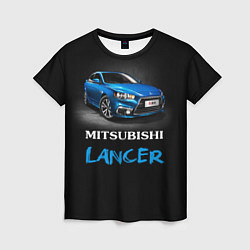 Футболка женская Mitsubishi Lancer, цвет: 3D-принт