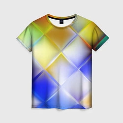 Женская футболка Colorful squares
