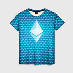 Женская футболка Blue Ethereum