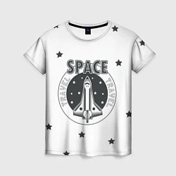 Женская футболка Space travel