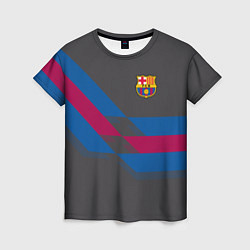Женская футболка Barcelona FC: Dark style