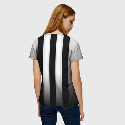 Женская футболка Juventus FC: New logo / 3D-принт – фото 4